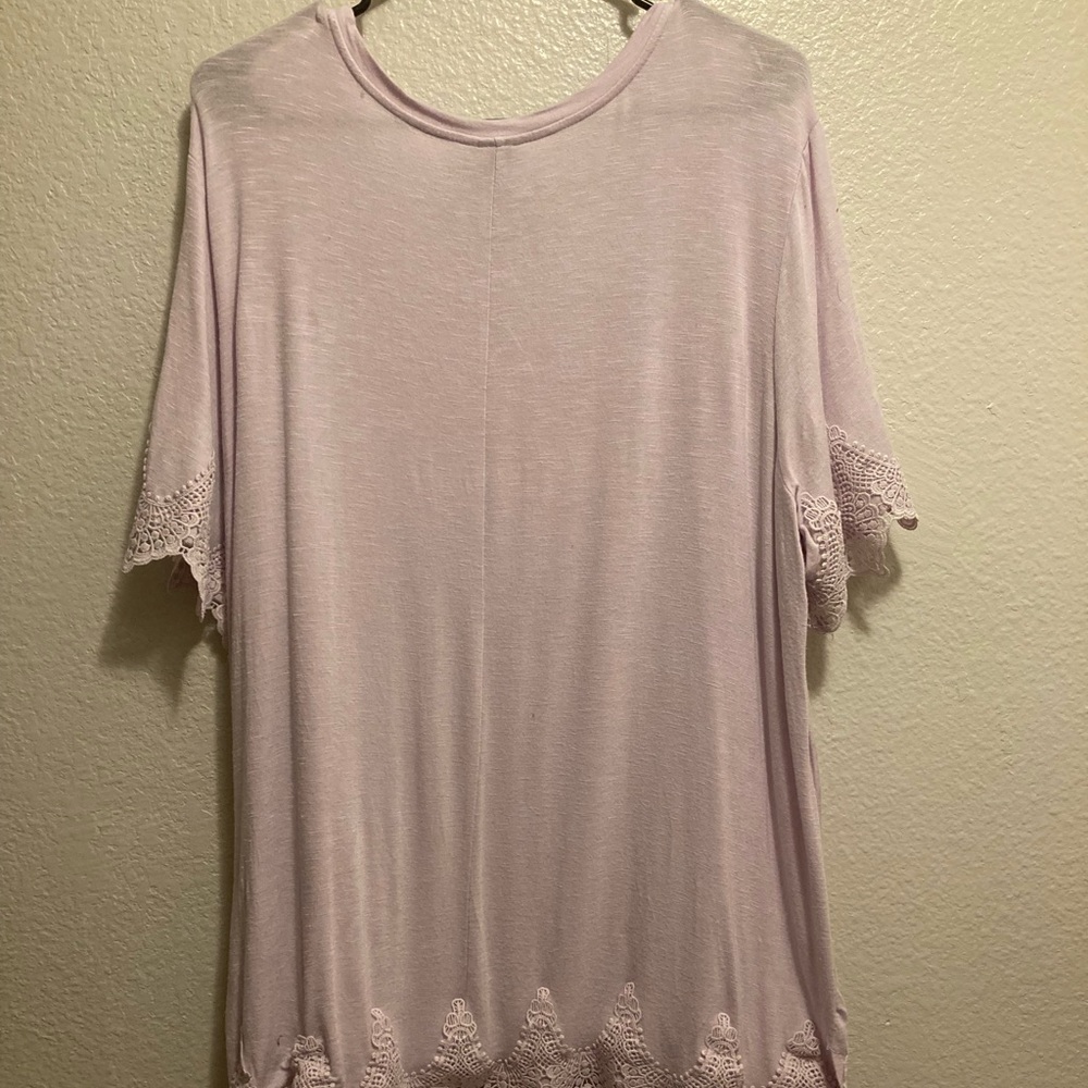 LAVENDER TUNIC BY AVA AND VIV SIZE 2X